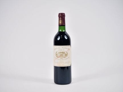 1 瓶玛歌酒庄一级庄葡萄酒——1981年——BG/ELT