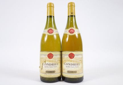 2 BOTELLAS DE CONDRIEU E. GUIGAL - 1993 - ELA