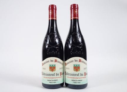 2 BOTELLAS DE CHÂTEAUNEUF DU PAPE DOMAINE DU BANNE