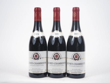 3 BOTELLAS DE GEVREY CHAMBERTIN H. ARMAND GEOFFROY
