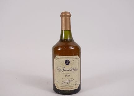 1 BOTELLA DE VINO AMARILLO JACQUES TISSOT - 1989