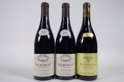 3 BOTELLAS DE BORGOÑA: 2 «CUVÉE SYLVIE» DE SYLVIE 