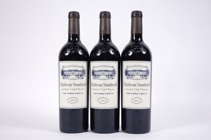 3 瓶 苏塔尔酒庄 GCC 圣埃米利永红葡萄酒 - 2012年