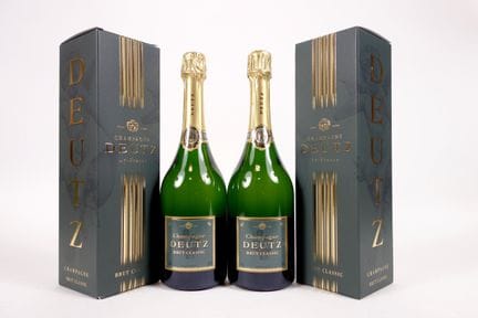 2 BOTELLAS DE CHAMPÁN DEUTZ - CAJA REGALO