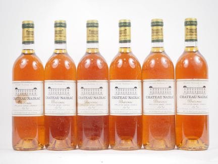 6 瓶 Château Nairac CC BARSAC - 1989