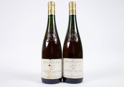 2 BOTELLAS DE COTEAUX DU LAYON DOMAINE DES BAUMARD