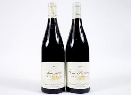 2 BOTELLAS DEL DOMAINE CHANTAL LESCURE: 1 POMMARD 