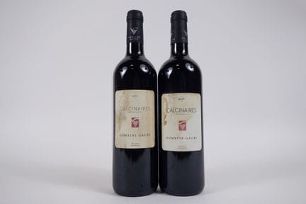 2 BOTELLAS «CALCINAIRES» DE DOMAINE GAUBY: 1 DE 20