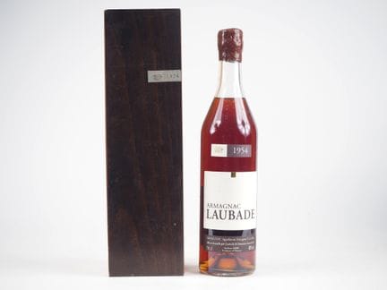 1 BOTELLA ARMAGNAC LAUBADE - 1954 - CBO