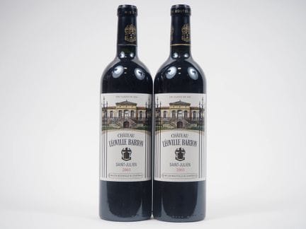 2瓶 勒维尔·巴顿酒庄 GCC 圣朱利安 - 2003年
