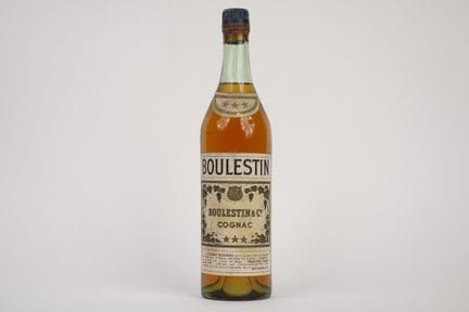 1 BOTELLA ANTIGUA DE COÑAC BOULESTIN  C° ***