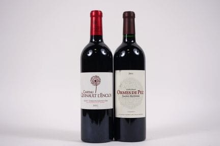 2瓶2011年份葡萄酒：1瓶基诺·兰克洛酒庄（Château Quinault L'Enclos）特