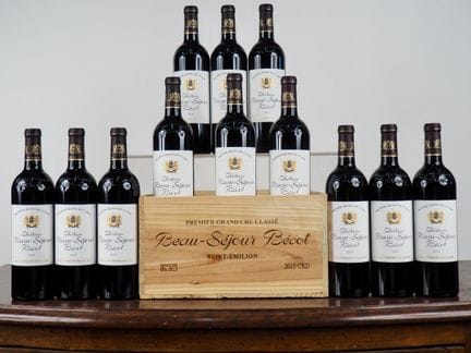 12 瓶 贝科特贝奥塞茹尔酒庄 圣埃米利永一级GCC - 2015 - CBO
