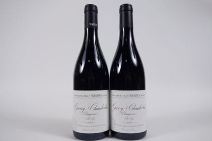 2 BOTELLAS DE GEVREY CHAMBERTIN «CHAMPERRIER» VV J