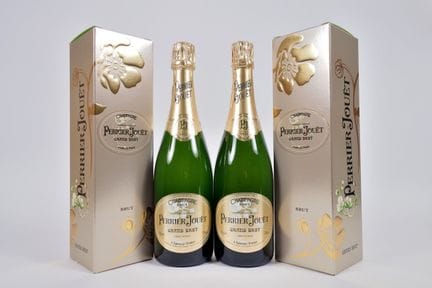 2 BOTELLAS DE CHAMPÁN PERRIER JOUËT «GRAND BRUT» -