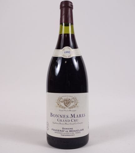 1 瓶 MAGNUM BONNES MARES GC 福热雷-德-博克莱酒庄 - 1992 年 - 