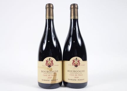 2 BOTELLAS DE BOURGOGNE «CUVÉE DE PINSON» DOMAINE 