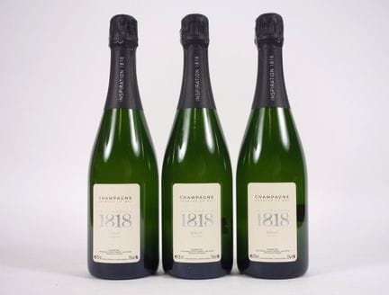 3 BOTELLAS DE CHAMPÁN CHARLES LE BEL «INSPIRATION 