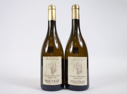 2 BOTELLAS DE VOUVRAY FRANÇOIS ET JULIEN PINON «GO