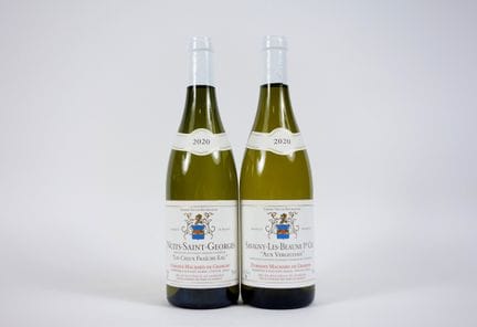 2 瓶马夏尔·德·格拉蒙酒庄葡萄酒：1 瓶圣乔治“莱克雷什-弗雷什欧”2020年份 / 1 瓶萨维尼
