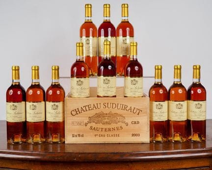 12 瓶 苏迪罗酒庄 索泰尔纳一级庄 - 2003 - CBO