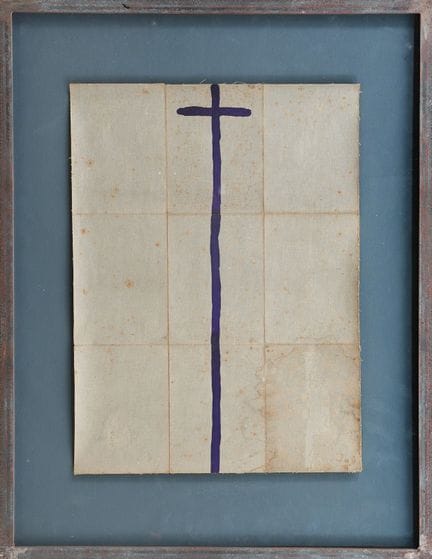 JAMES BROWN
Study for Cross (Naples Yellow), 1987
