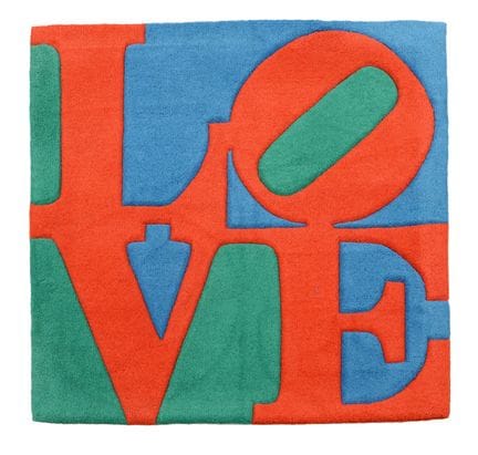 ROBERT INDIANA
Classic Love, 2007
rug, 76x76 cm, n
