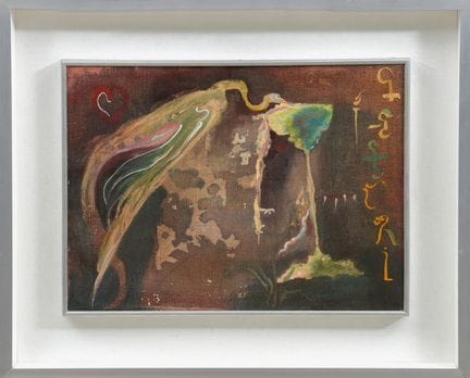 GIANNETTO FIESCHI
"Sete sottile," 1971 
oil on can