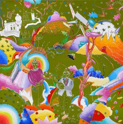 LUCA ALINARI
Mio mare tuo, 2015
mixed media on can
