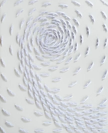 RICCARDO GUSMAROLI
White Vortex, 2026
paper boats 