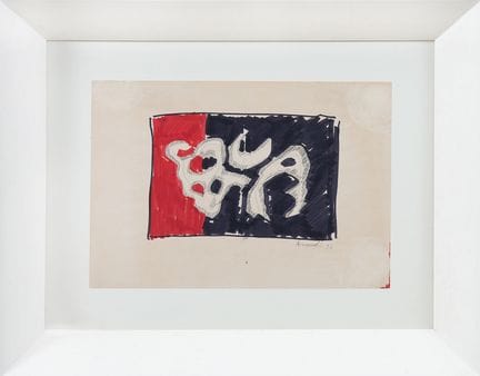 CARLA ACCARDI
Study (red and black), 1992
mixed me
