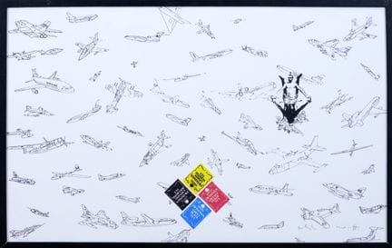 ALIGHIERO BOETTI
Aeroplanini, Twinings, Sciamano-m