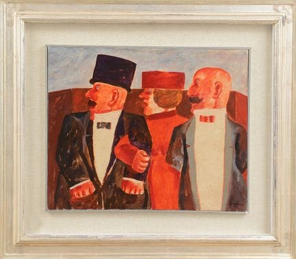 FRANZ BORGHESE
Bourgeois stroll
oil on canvas 40x5