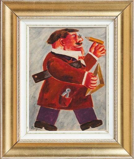 FRANZ BORGHESE
The Architect
oil on canvas, 40x30 