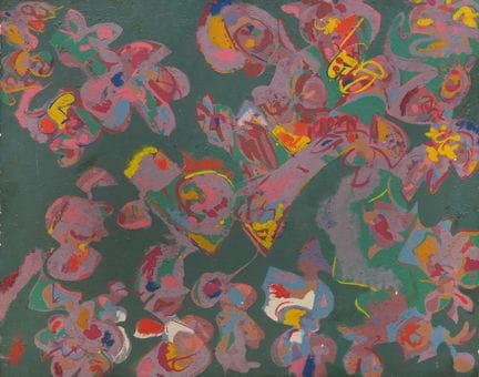 CARLO BATTAGLIA
The Night Flowers, 1963
tempera on