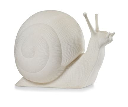 CRACKING ART
Snail
white plastic multiple, 55x30x4