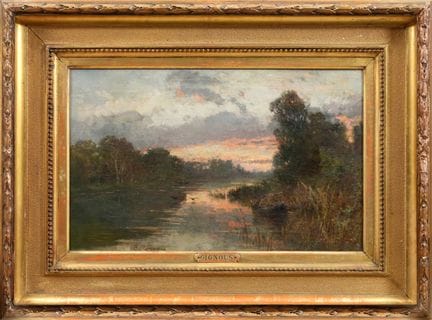 欧杰尼奥·吉尼奥斯
风景
布面油画 33.5×53 厘米，左下角有签名。