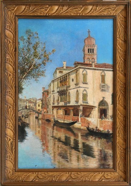 DOMINGO LAPORTE
Canale a Venezia, 1891
olio su tel