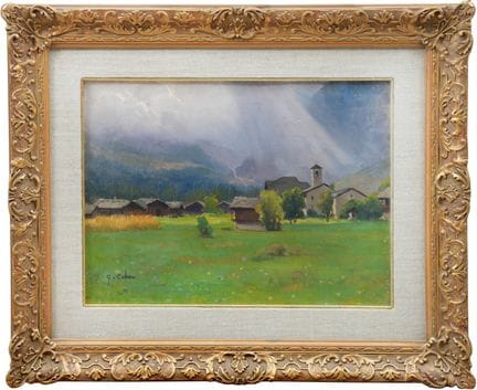 GIOVANNI COLMO
Bagliori
Öl auf Karton, 25,5 × 35 c