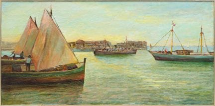 UGO PRATELLA
Rimini
Öl auf Leinwand 50x100 cm, lin