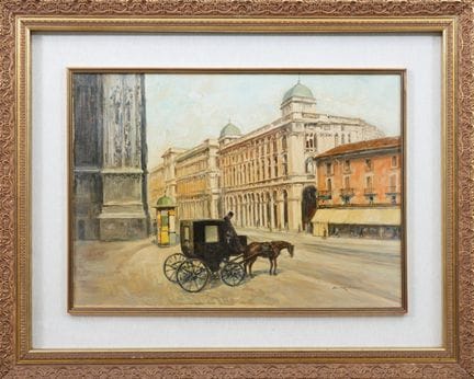 WALTER MOLINO
Piazza Duomo, 1929
Öl auf Leinwand, 