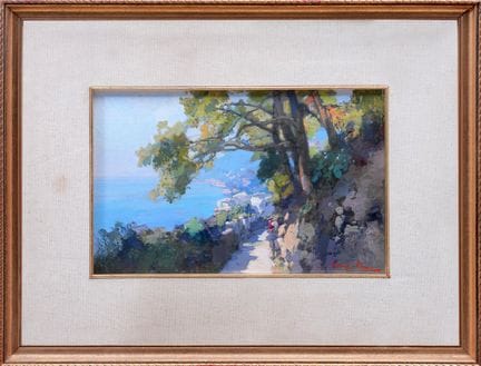 GIUSEPPE PESA
Camogli, 1973
Öl auf Leinwandkarton,