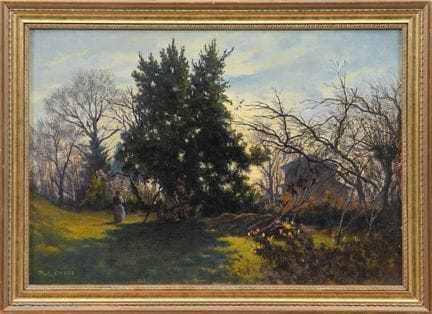 CAMILLO MERLO
Figur im Wald, 1908
Öl auf Karton, 3