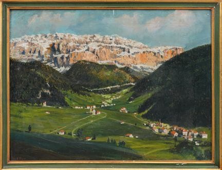 EDOARDO PANSINI
Gröden
Öl auf Karton, 53 × 72 cm, 