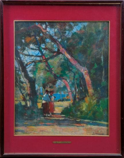 LUDOVICO TOMMASI
Promenade dans les bois
huile sur