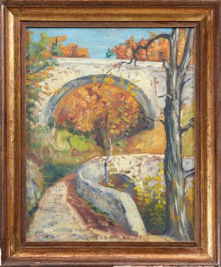 SEVERINO FERRARIS
Les deux ponts
huile sur bois, 4