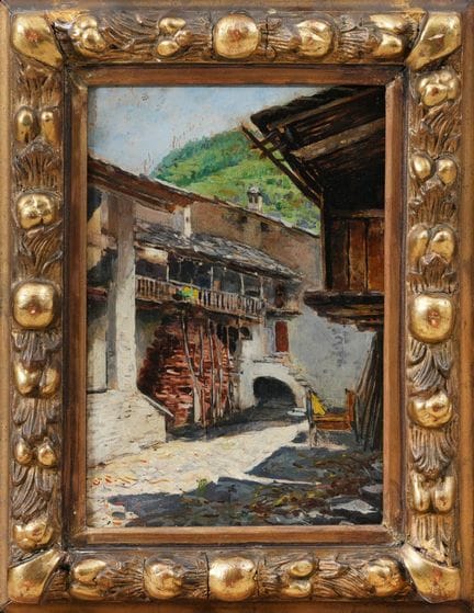 RAFFAELE TAFURI
Été à la montagne
huile sur bois, 