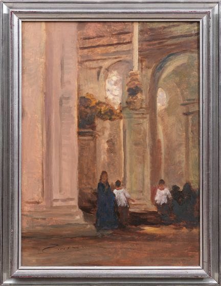 UMBERTO ZIVERI
S. Gelso, 1967
huile sur toile, 70 