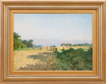 CAMILLO MERLO
Moisson, 1914
huile sur carton, 29 x