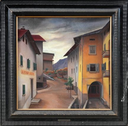 MARIO BROGGI
La physionomie des maisons, 1931
huil